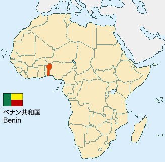 map_benin